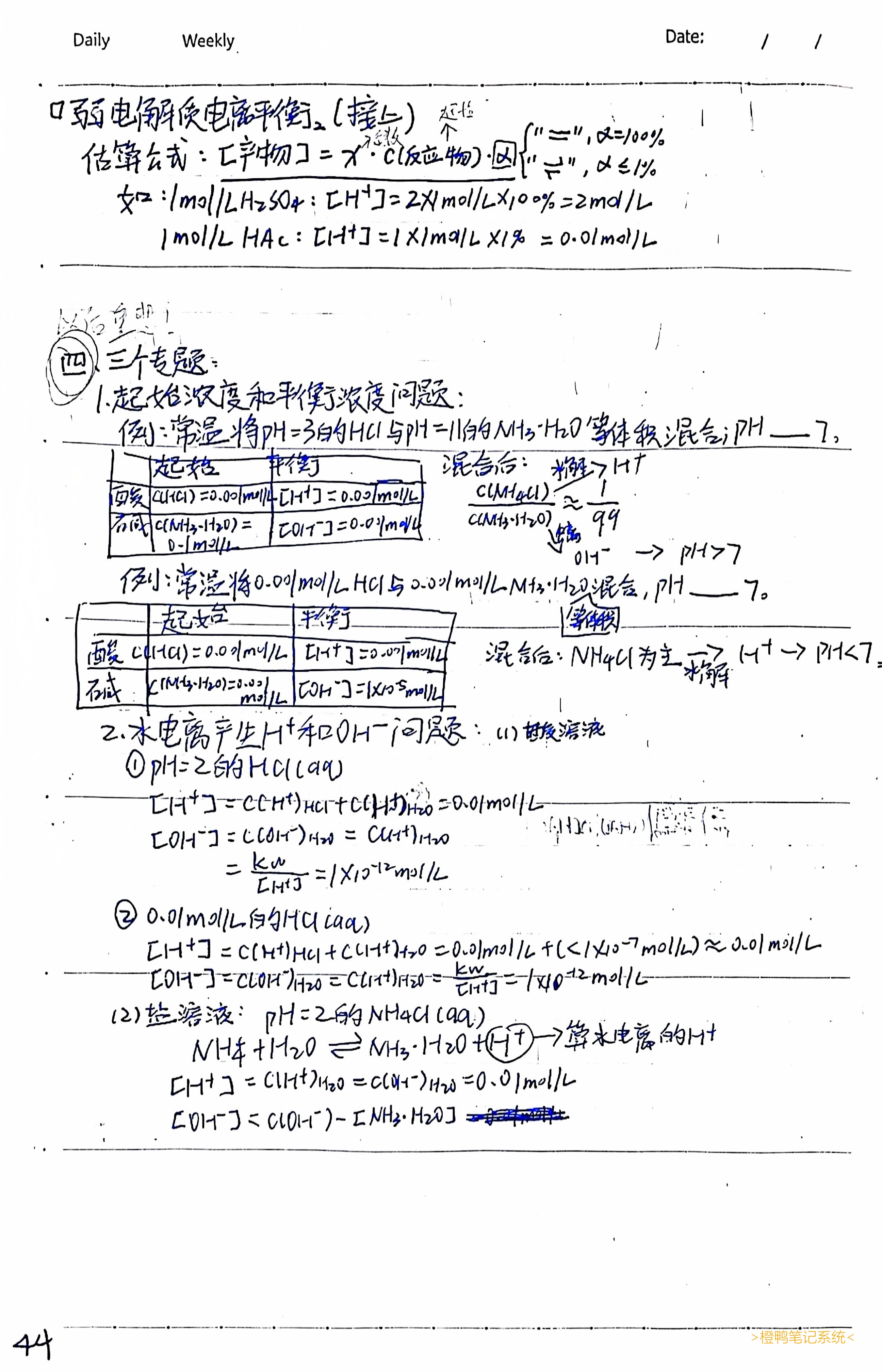 44.弱电解质电离平衡2