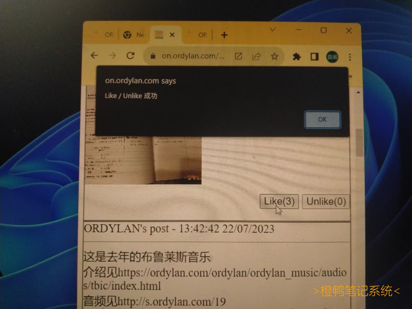 这个制作花了我连续5小时,-​还有许多不完善的地方.-可以在 https://on.ordylan.com/updates/#看(就是这里),-​密文就不带了.