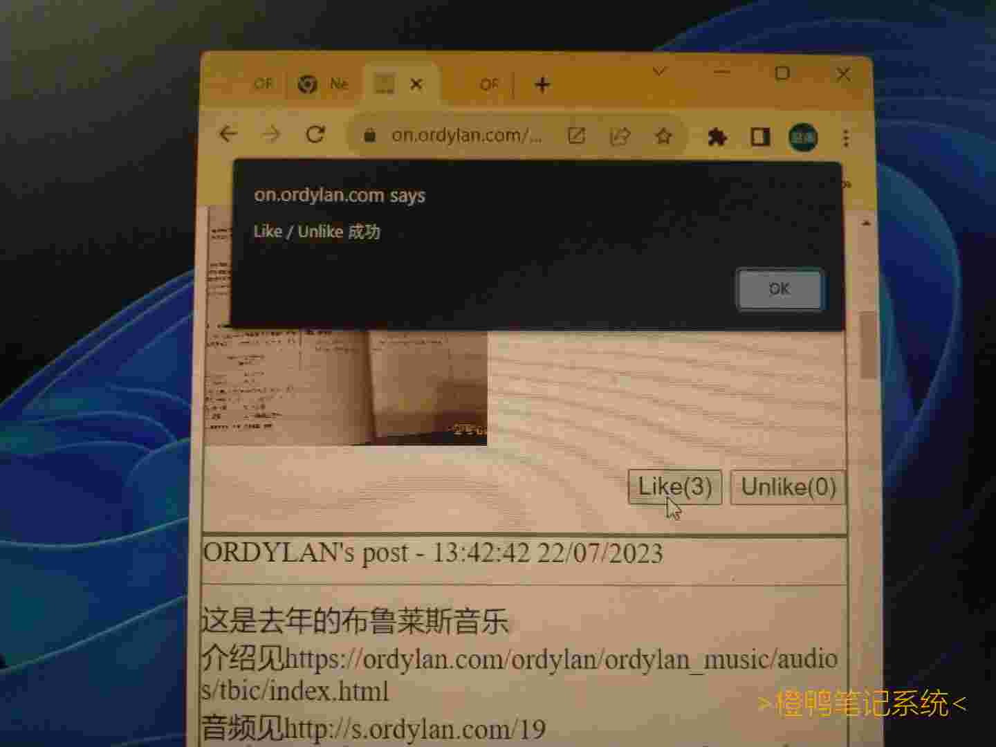 这个制作花了我连续5小时,-​还有许多不完善的地方.-可以在 https://on.ordylan.com/updates/#看(就是这里),-​密文就不带了.